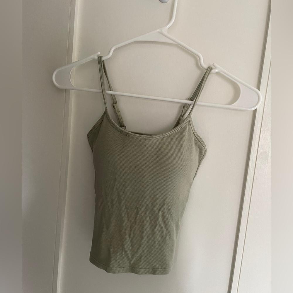Light green cami with padding